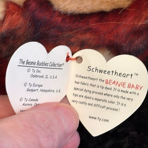 Ty Beanie Buddy (Large) - Schweetheart - Orangutan Monkey (14") - Picture 10 of 10